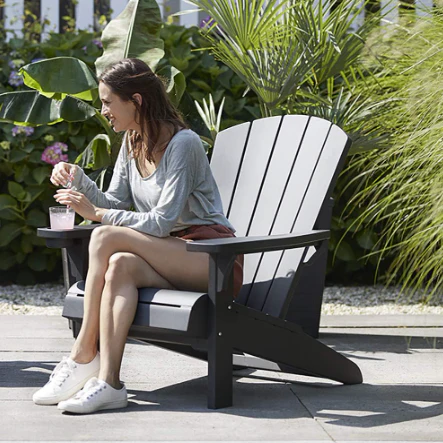 Alpine Adirondack Chair - Graphite - Four Pack - Image 5