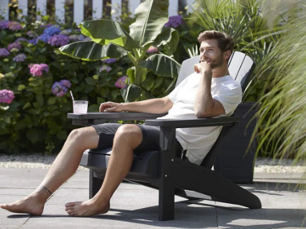 Alpine Adirondack Chair - Graphite - Four Pack - Image 6