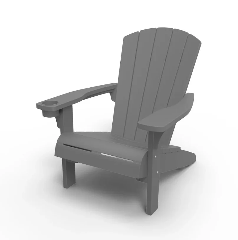 Alpine Adirondack Chair - Grey - Image 5