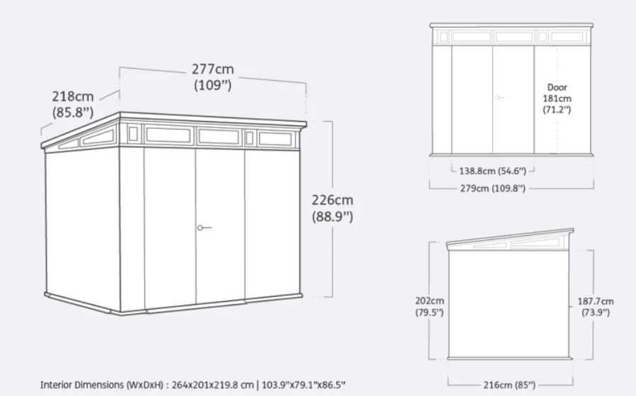 Ashwood 9x7 Shed 2.79m x 2.16m - Signature Collection - Image 10