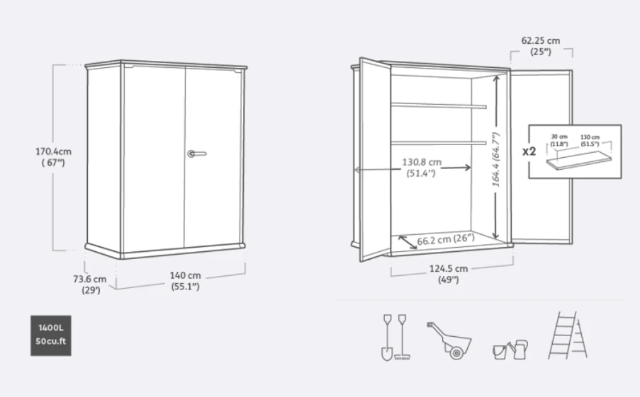 Ashwood High Store Plus Shed - Signature Collection - Image 10