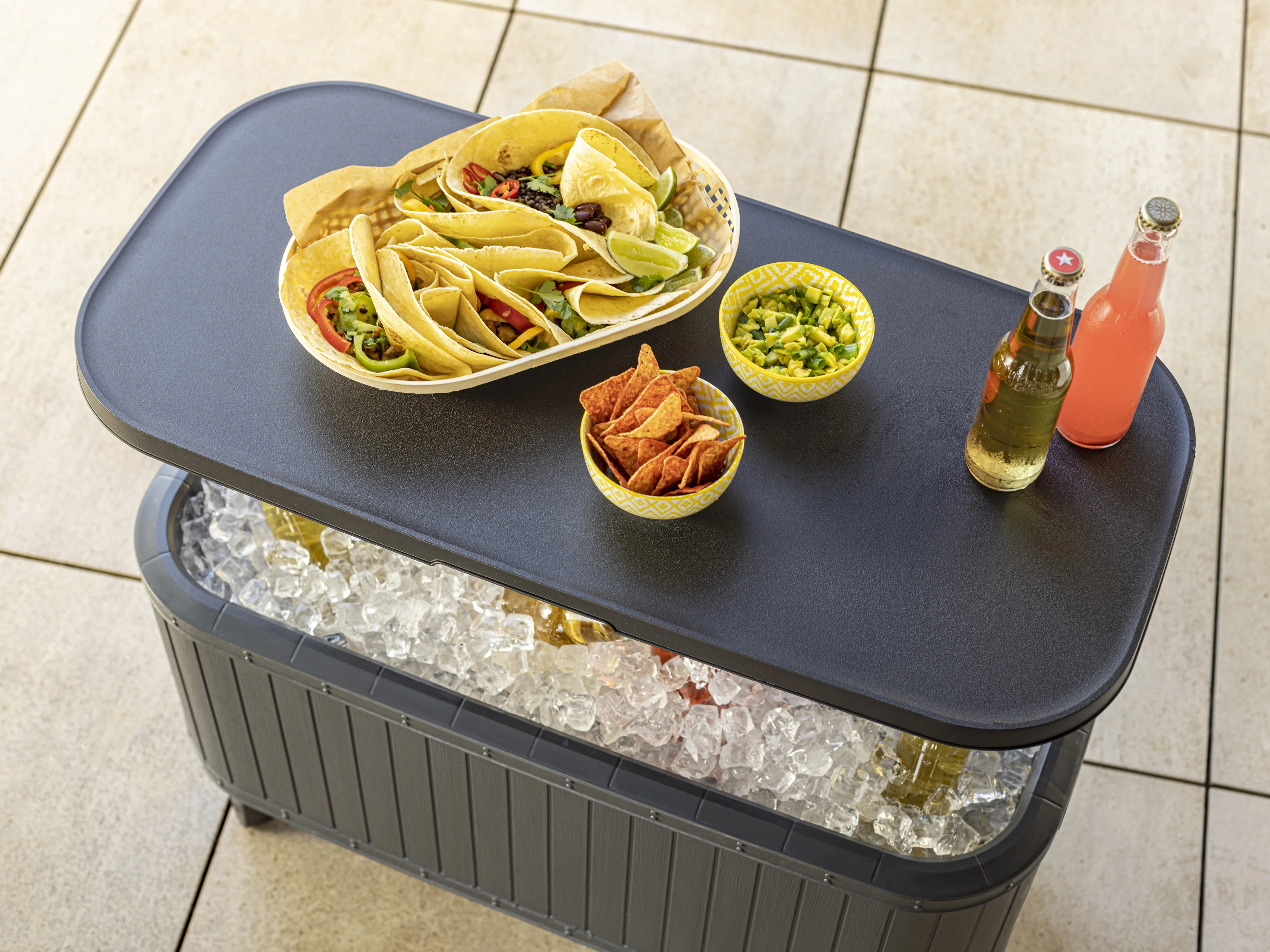 Bevy Bar Cooler Box - Wood - Image 3