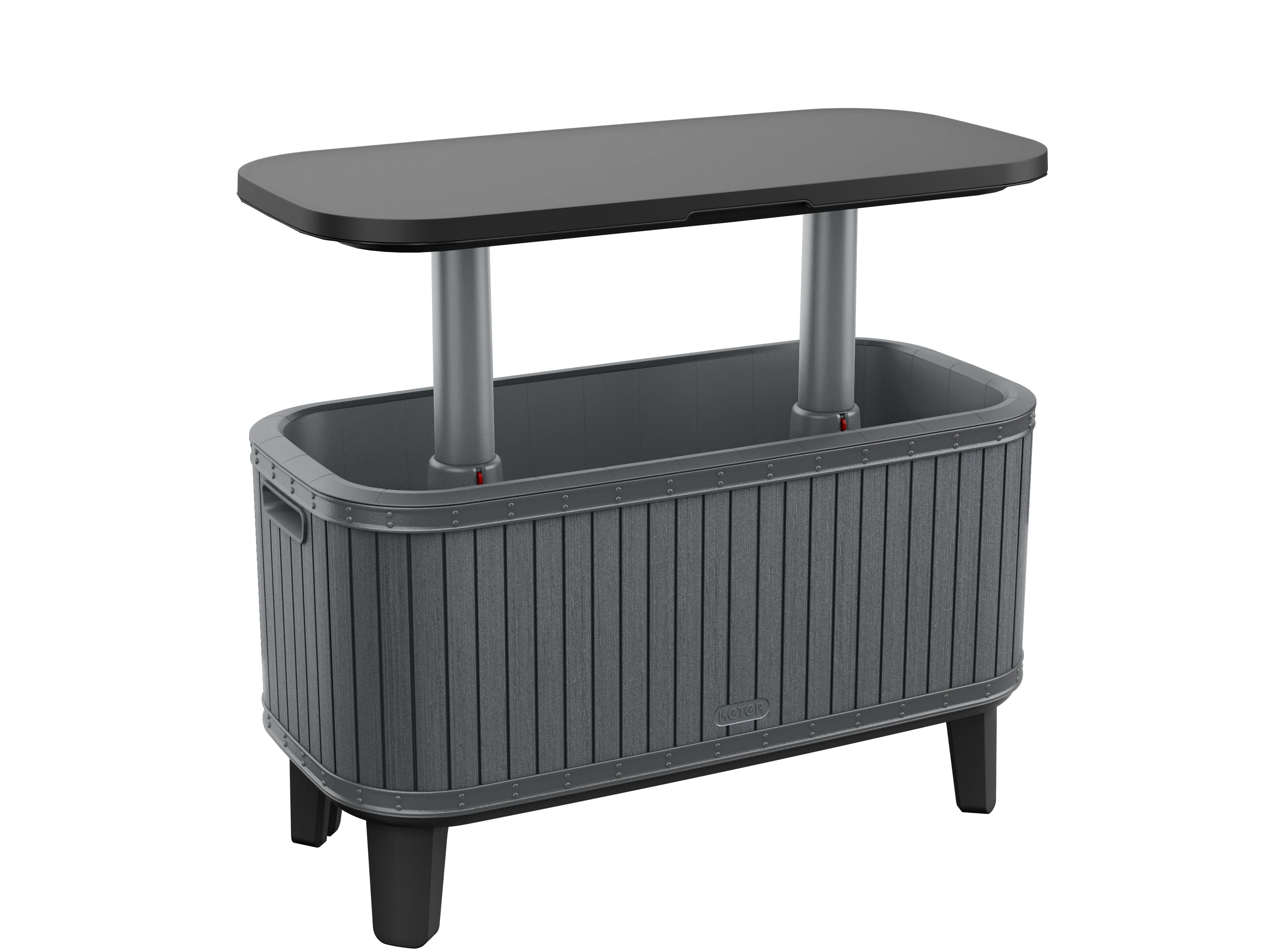 Bevy Bar Cooler Box - Wood - Image 6