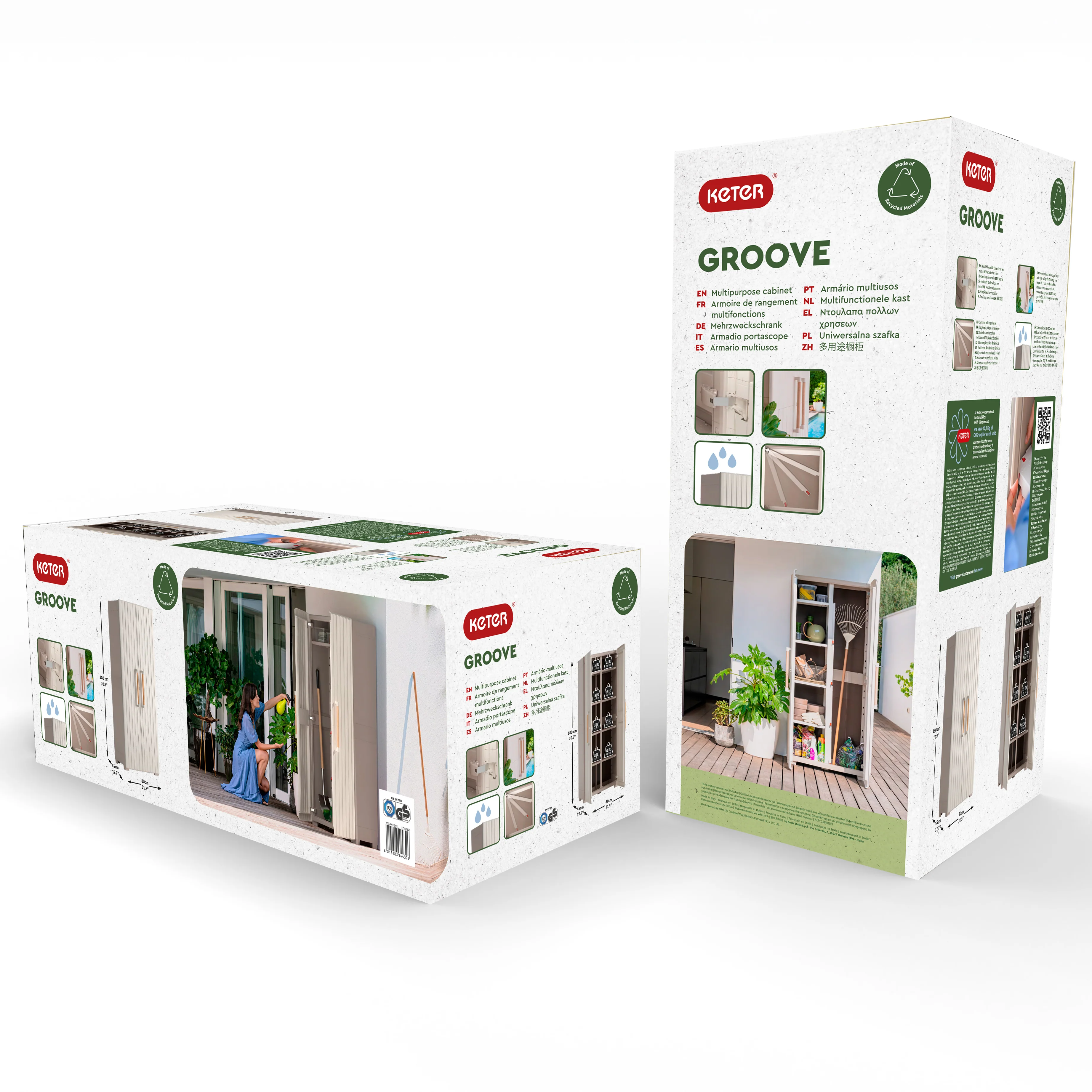 Keter Groove Multipurpose Cabinet - Image 13