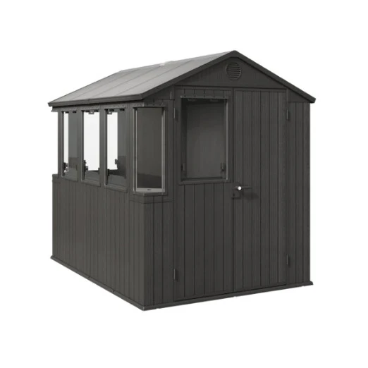 Keter Potting Shed 6x8 - Graphite 1.9m x 2.44m - Image 6
