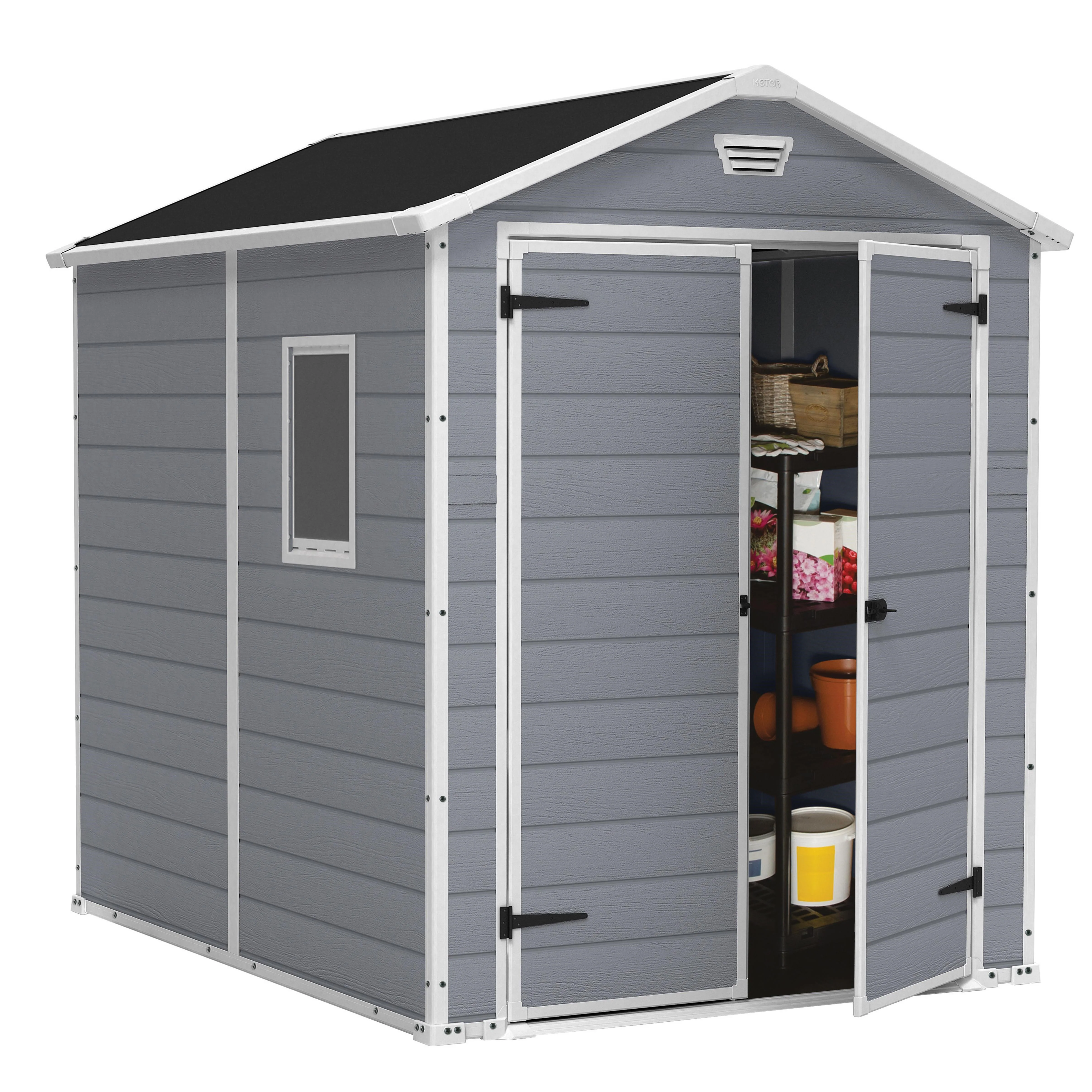 Manor 6 x 8 Double Door Shed 1.75m x 2.22m - Image 6