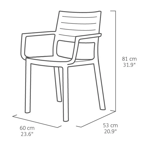 Metaline Metal Look Dining Chair Set of Three - 2ND - Image 5