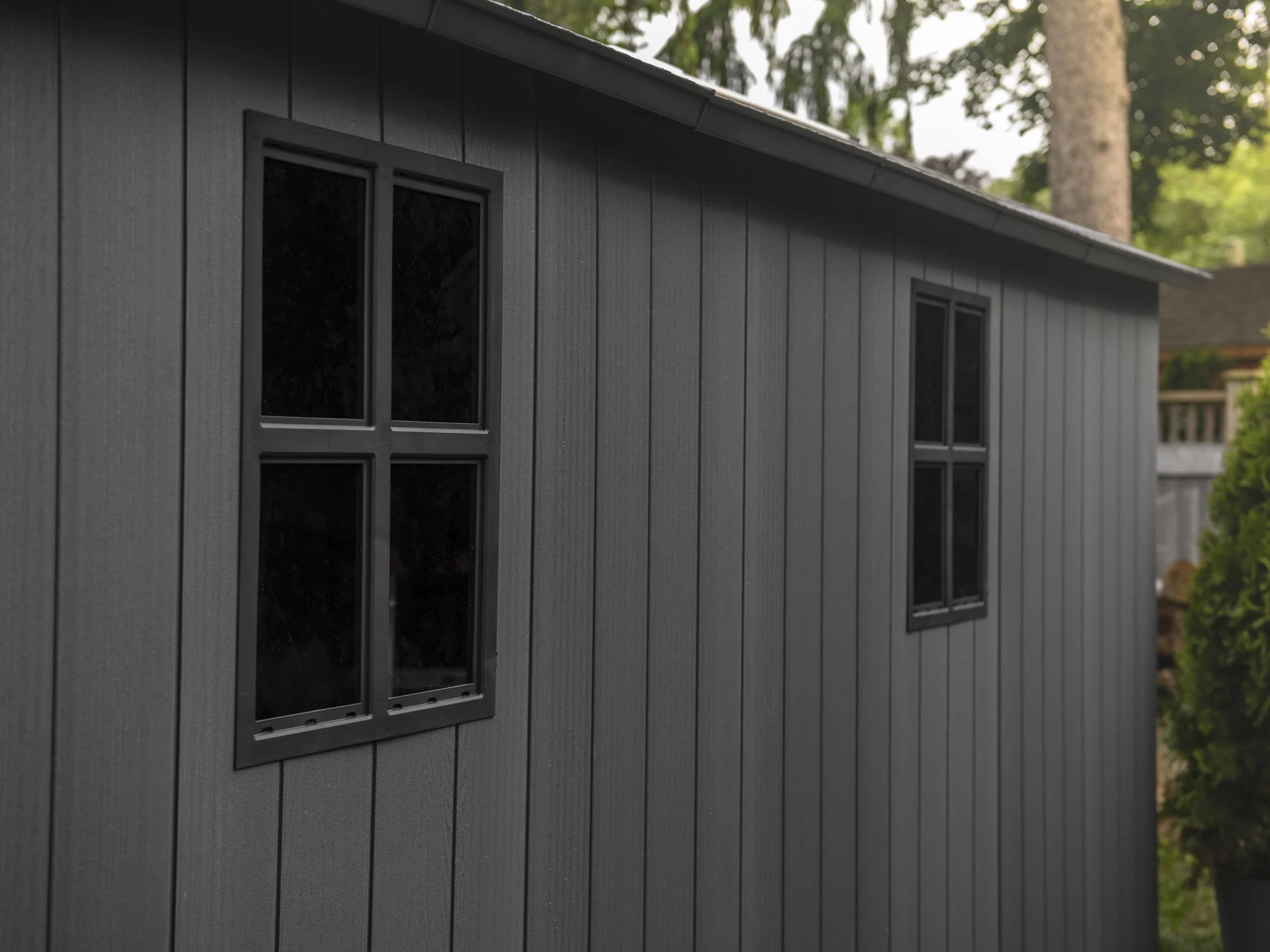 Newton Plus 7515 Shed - Grey 2.1m x 4.68m - Image 9