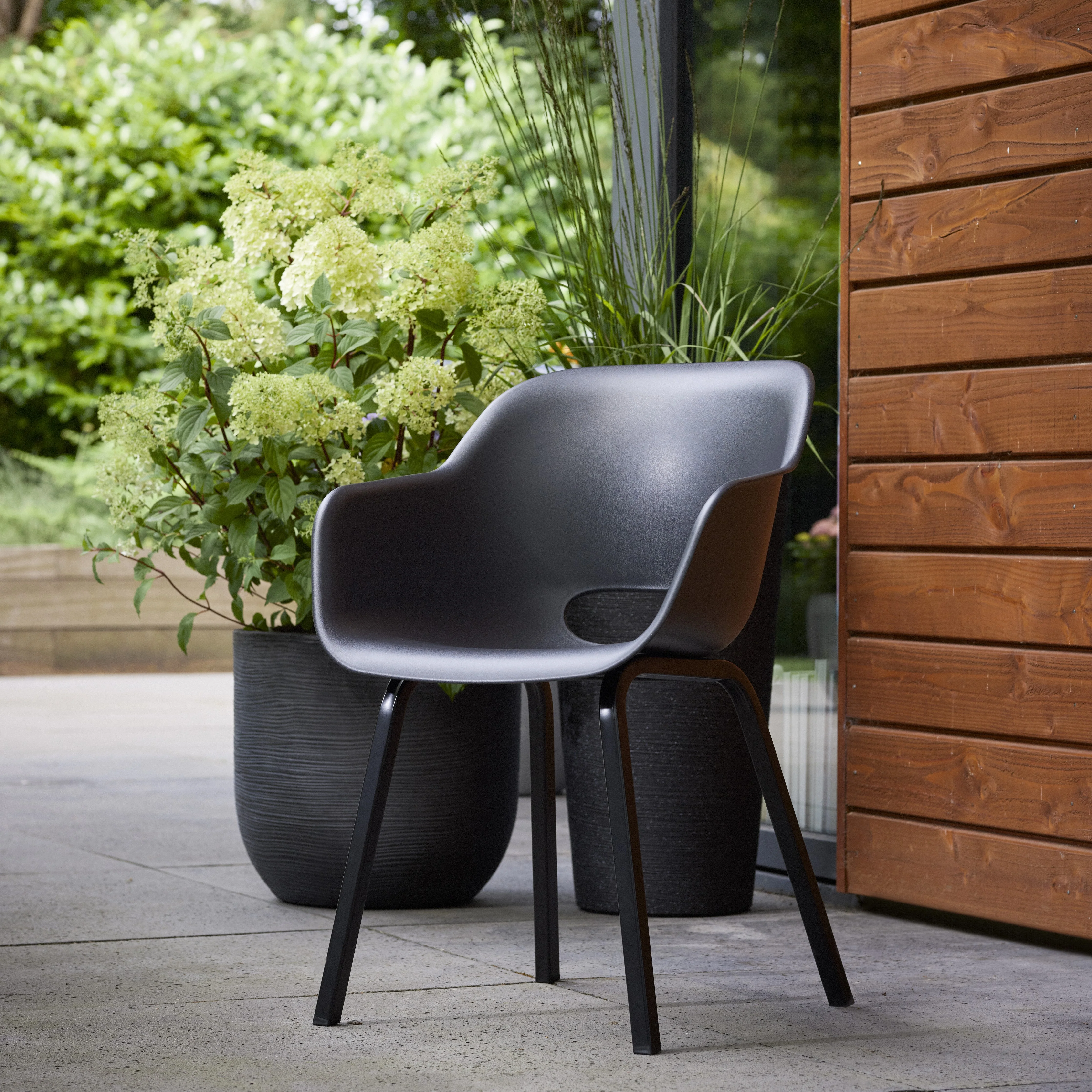 Noa Cup Chair - Twin Pack - Graphite - Image 3