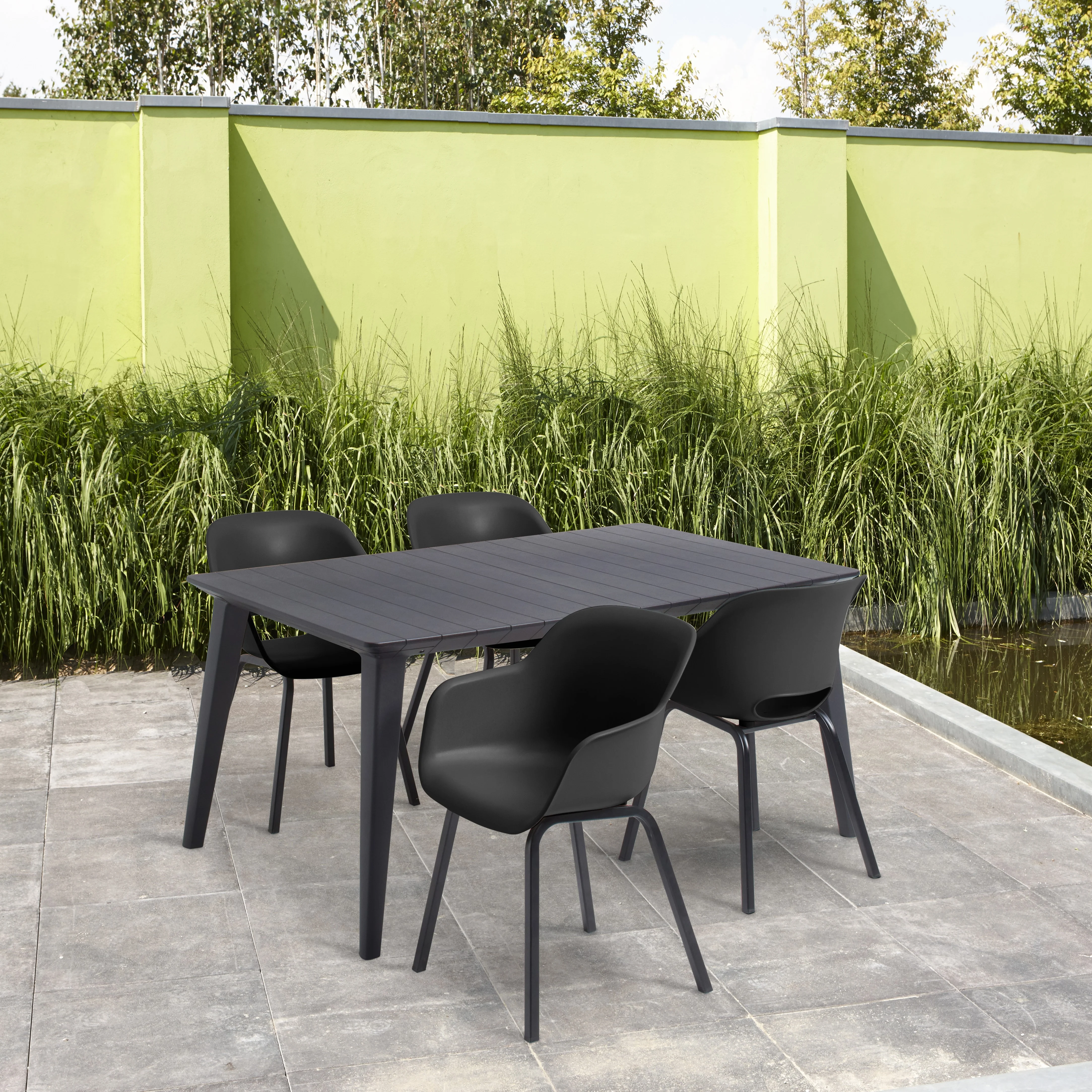 Noa Cup Chair - Twin Pack - Graphite - Image 4