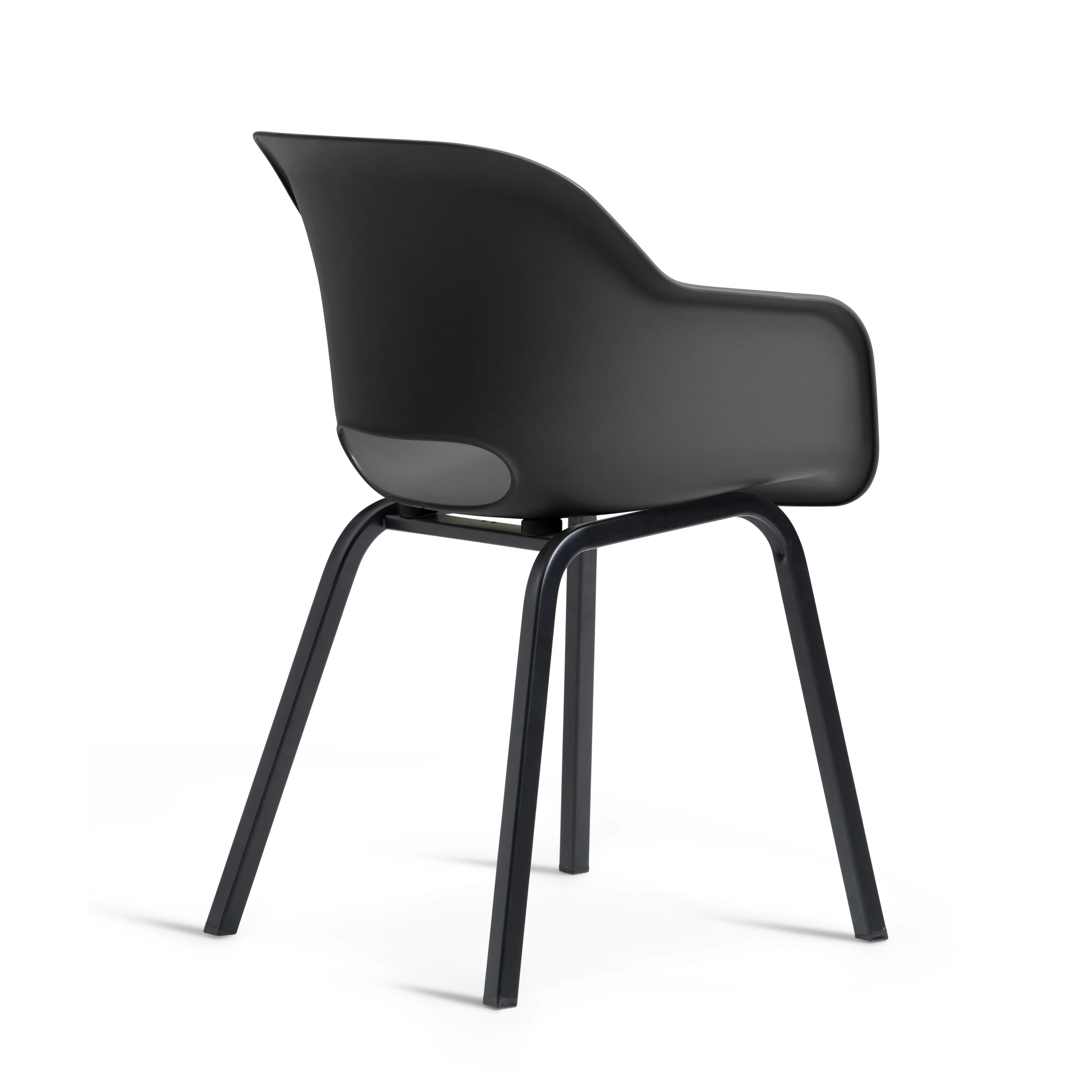 Noa Cup Chair - Twin Pack - Graphite - Image 7
