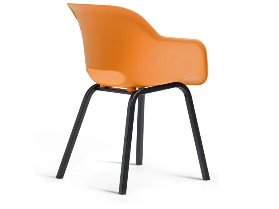 Noa Cup Chair - Twin Pack - Terra Orange - Image 4