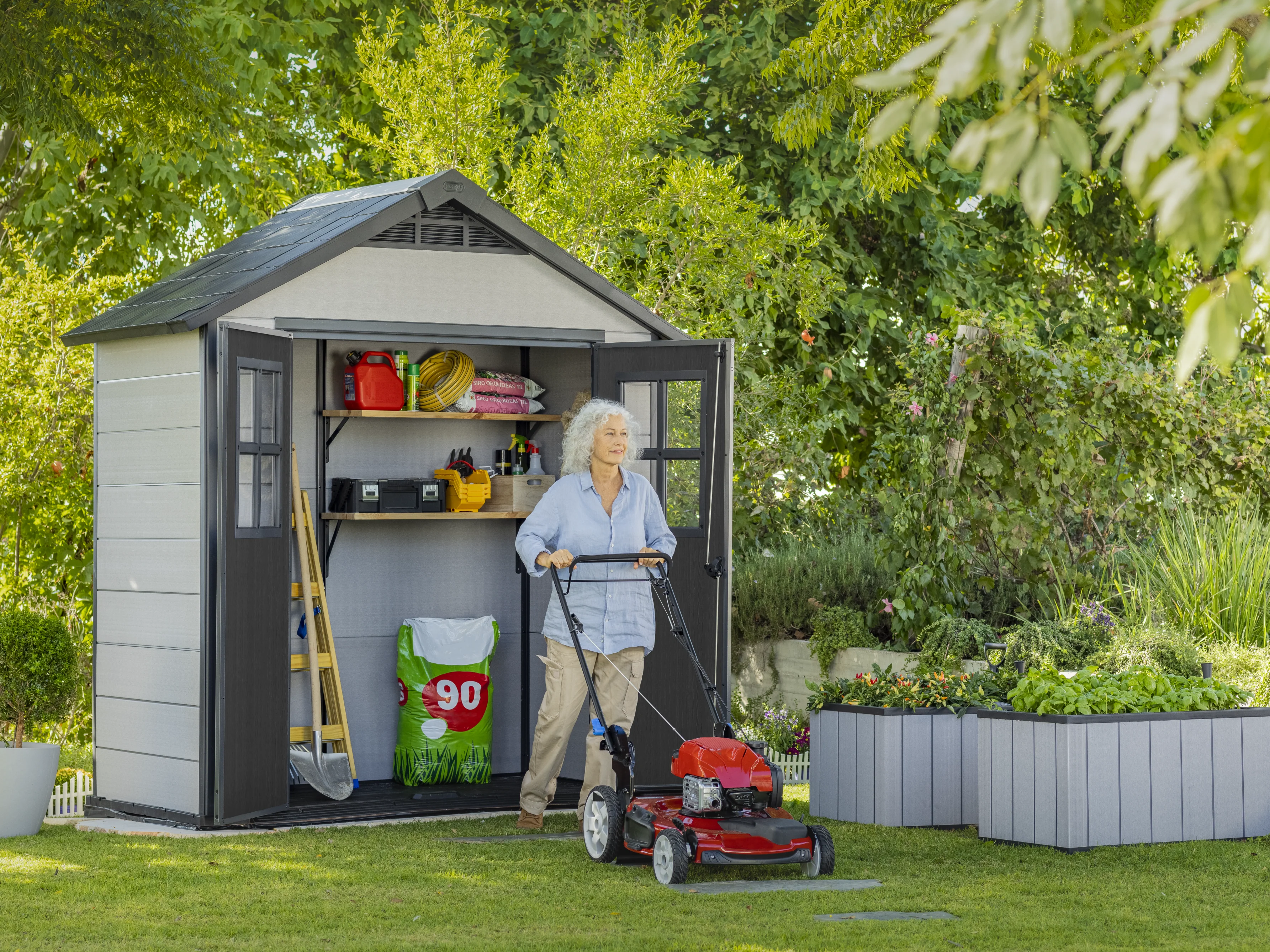 Oakland 754 Garden Shed 2.1m x 1.14m - Image 4