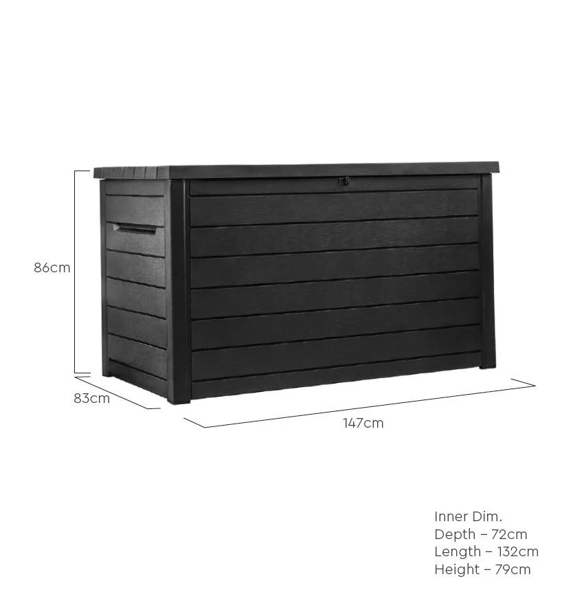 Ontario Wood Style Deck Box 870 L - Image 9