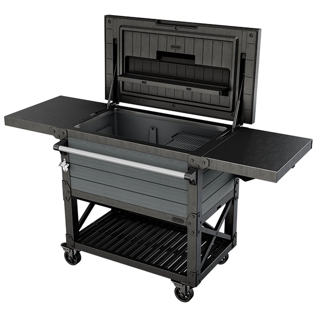 Patio Cooler and Beverage Cart - Image 7