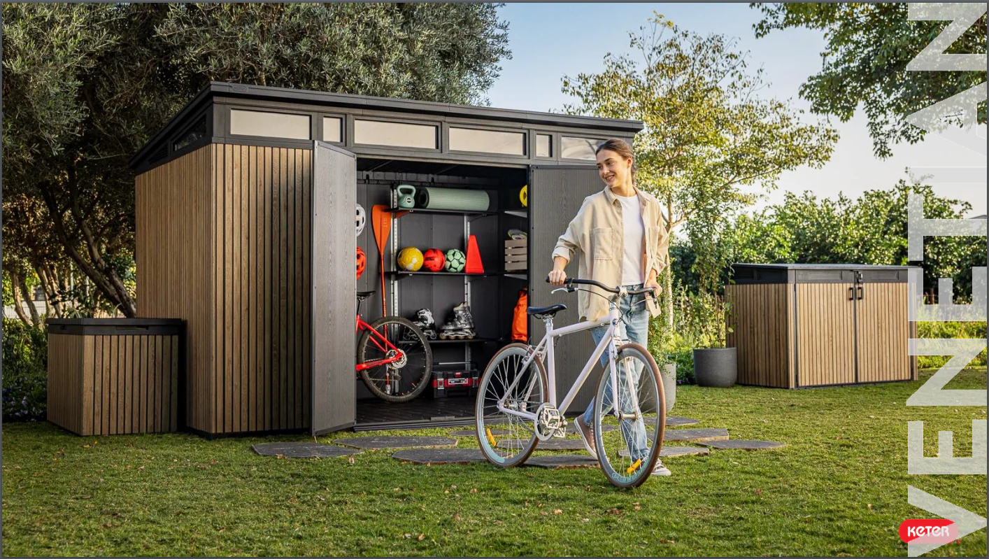 Venetian High Store Plus Shed Brown - Signature Collection - Image 11