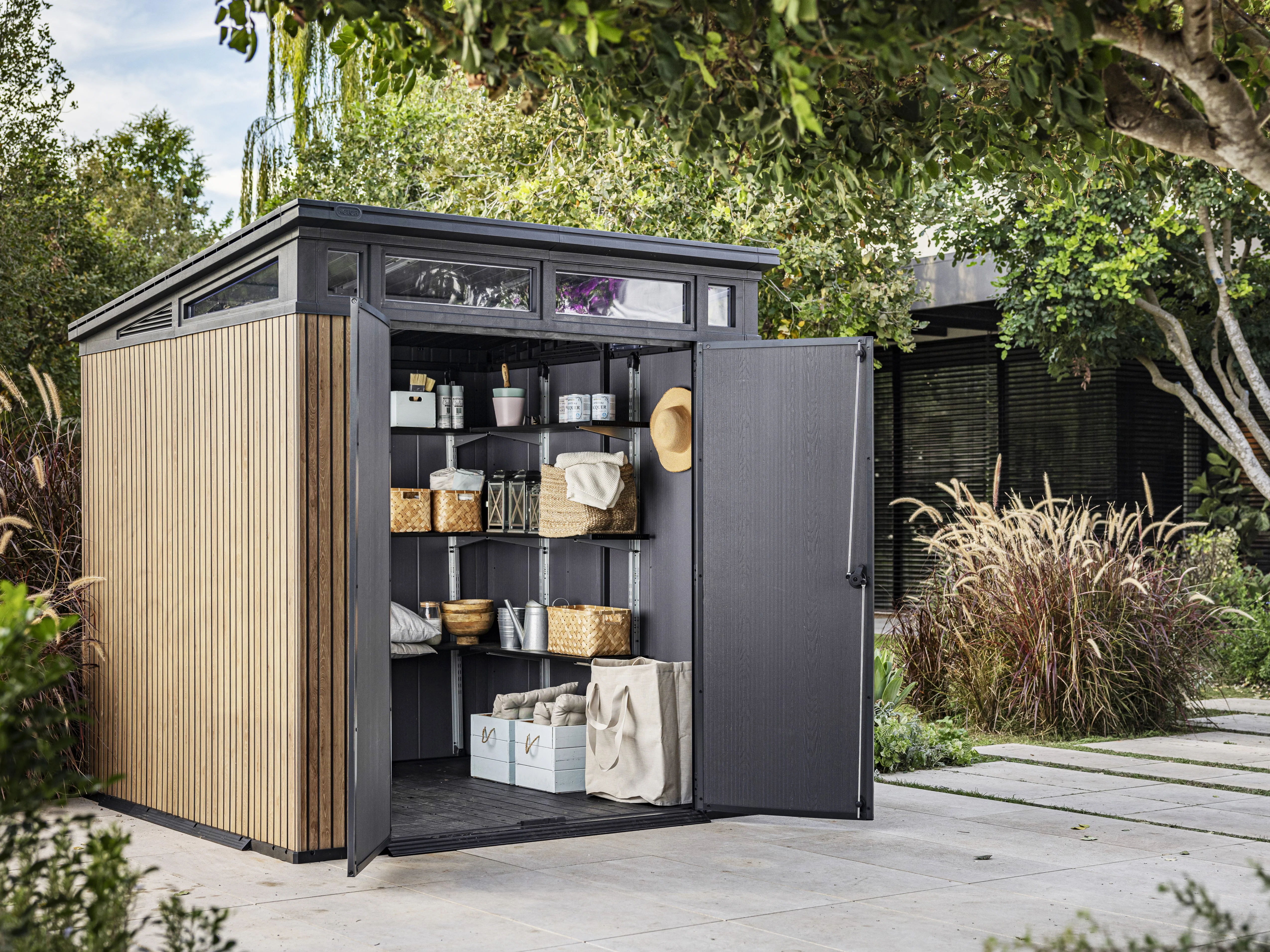 Venetian Shed 7x7 Brown 2.16m x 2.16m - Signature Collection - Image 6