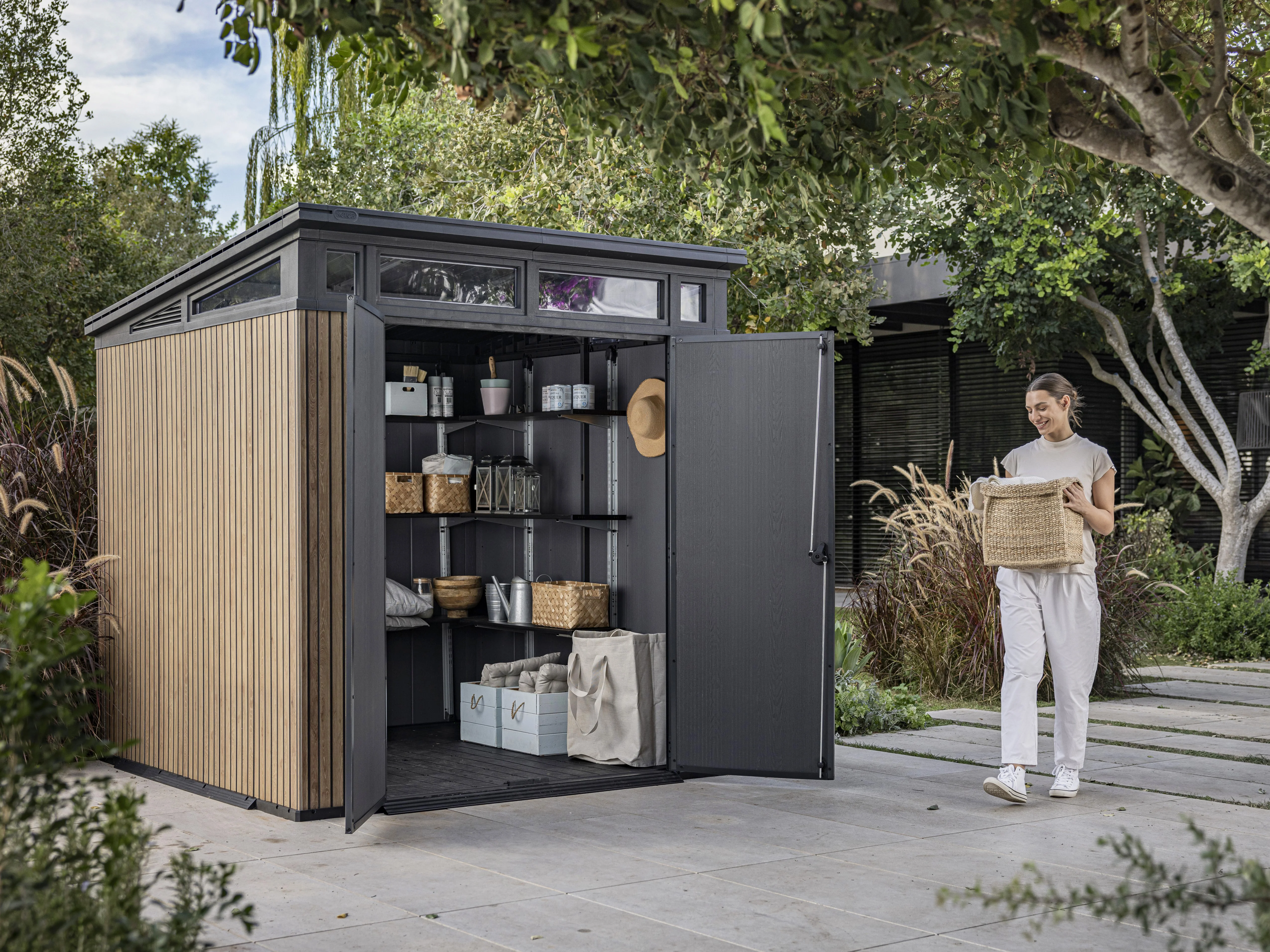 Venetian Shed 7x7 Brown 2.16m x 2.16m - Signature Collection - Image 7
