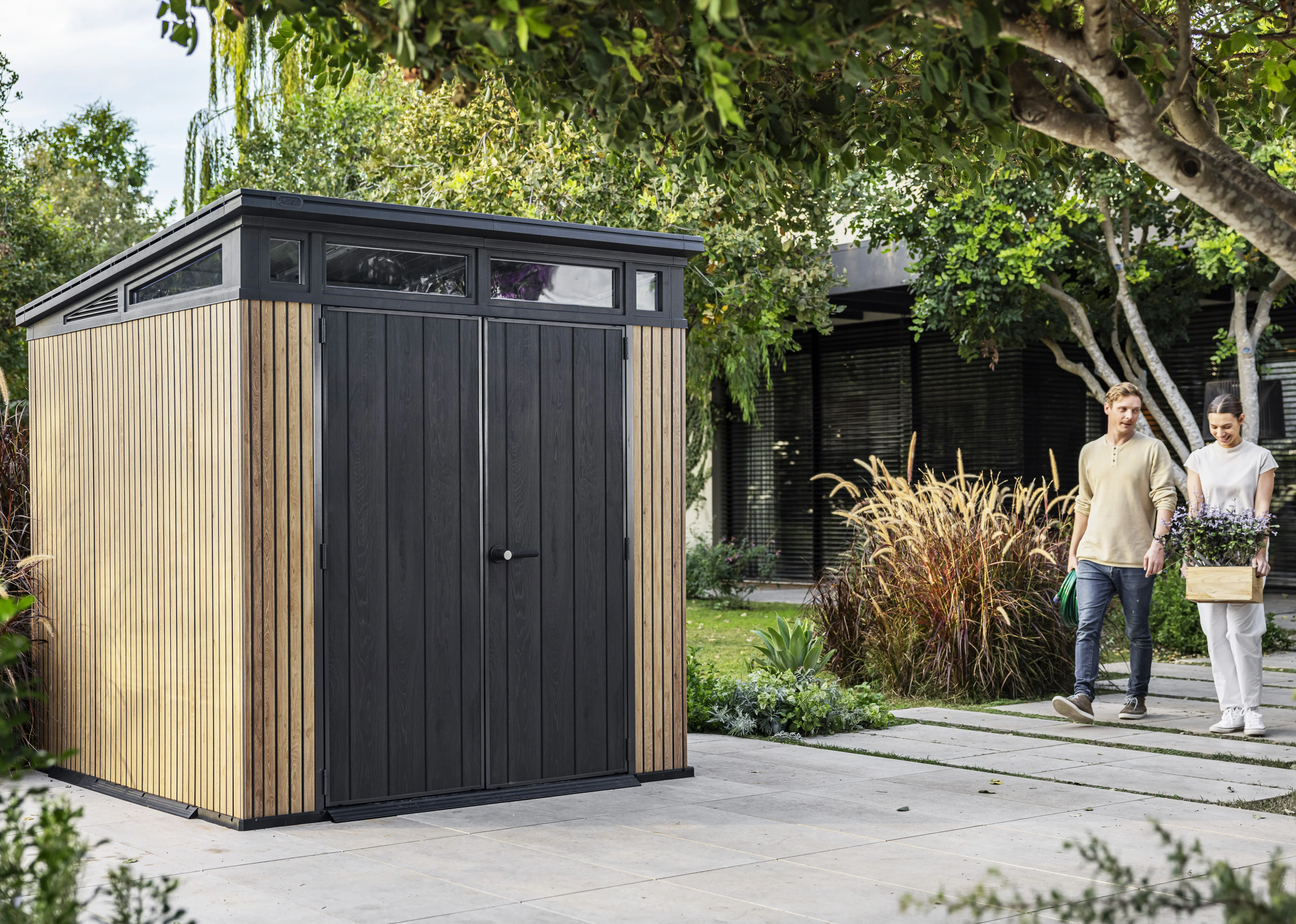 Venetian Shed 7x7 Brown 2.16m x 2.16m - Signature Collection - Image 8